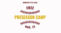 Free Preseason Camp Sunday, March 22